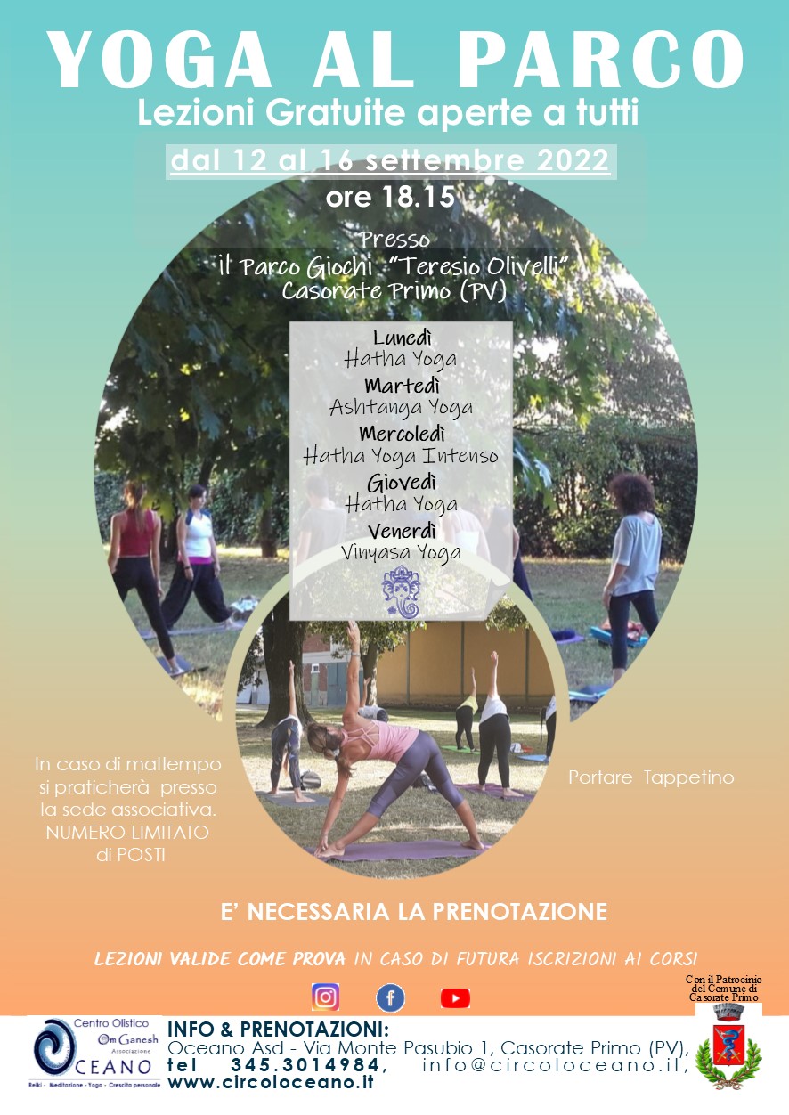 yoga gratuito al parco